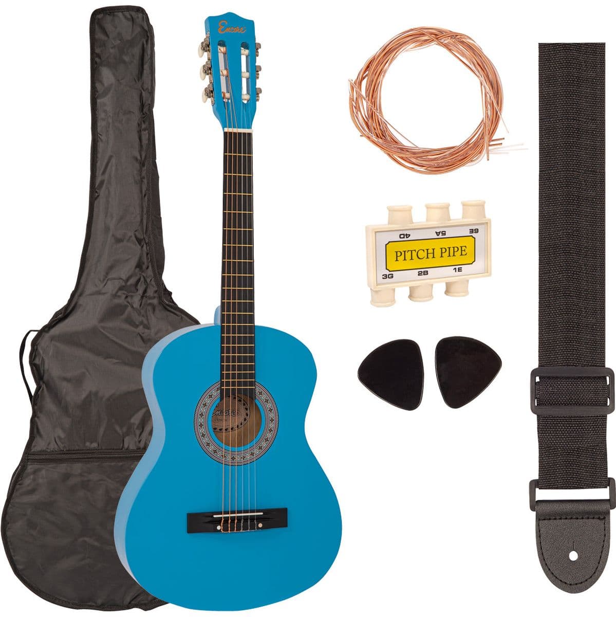 34 Size Guitar Outfit - Blue — Encore