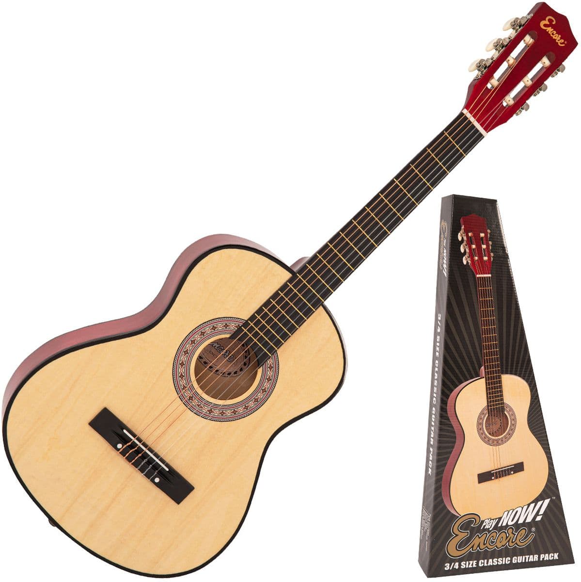 34 Classic Guitar Outfit - Natural — Encore