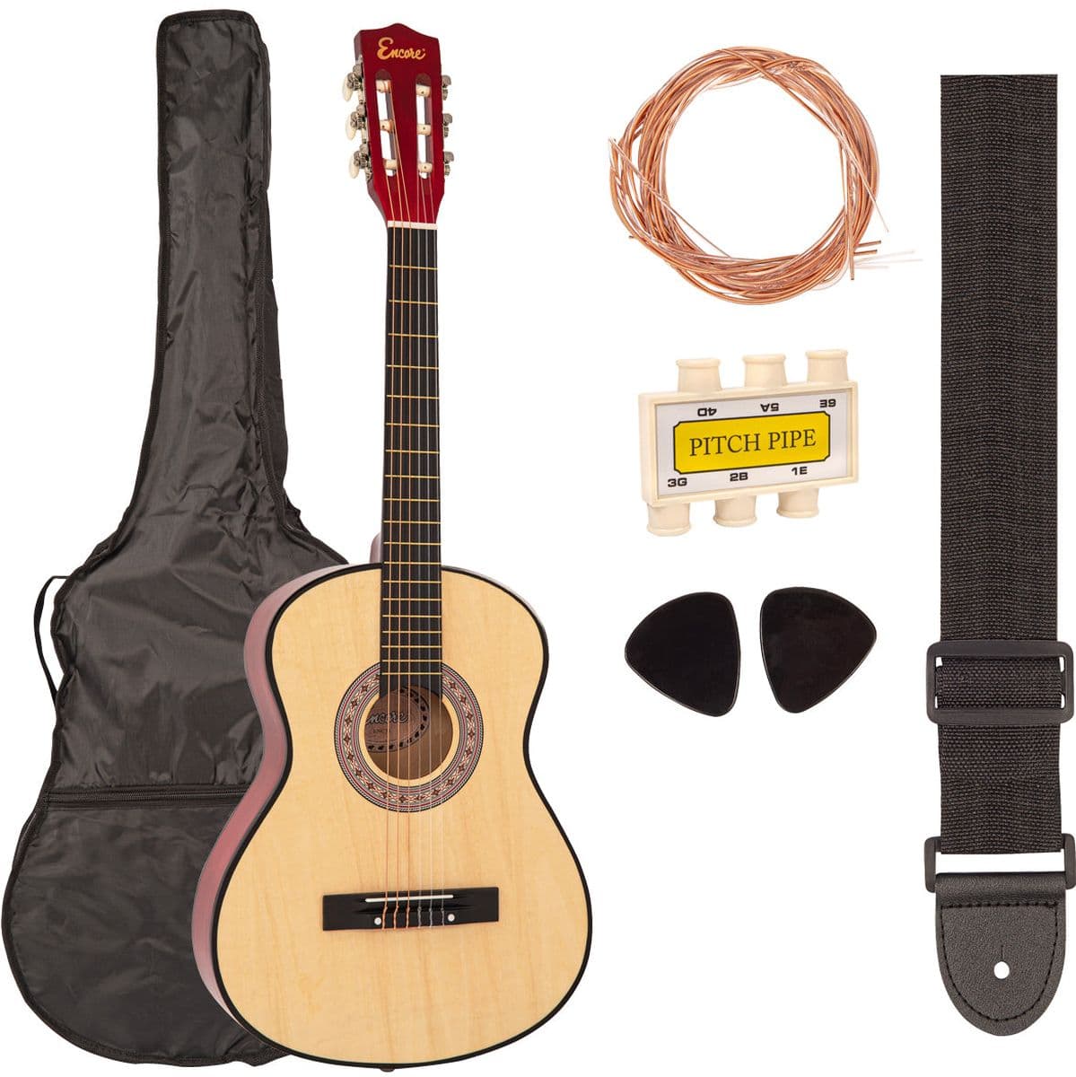 34 Classic Guitar Outfit - Natural — Encore