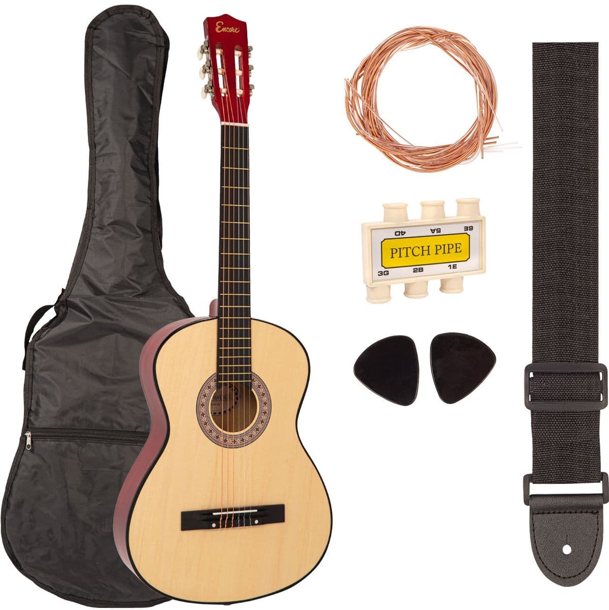 44 Classic Guitar Outfit - Natural — Encore