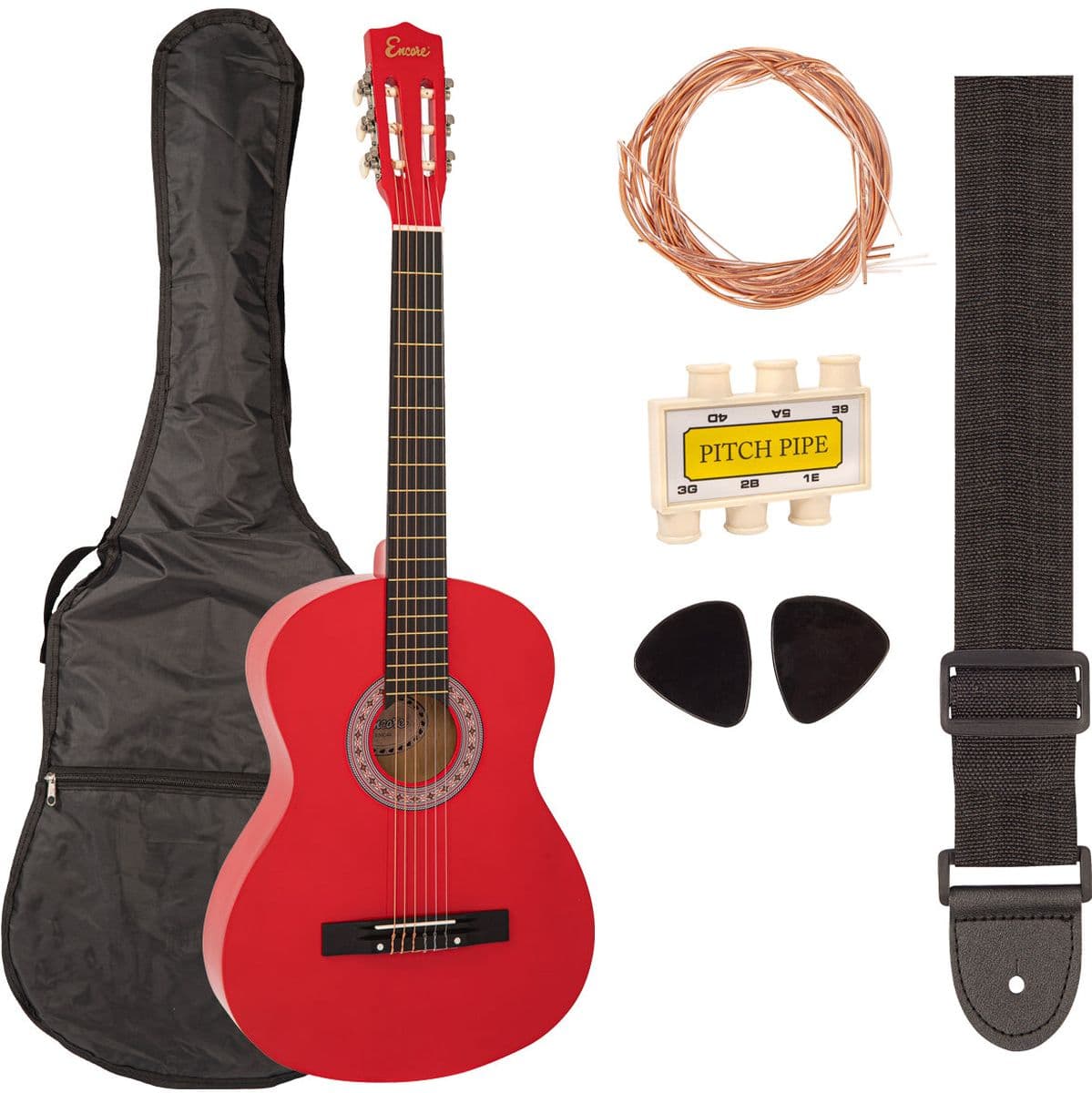 44 Classic Guitar Outfit - Red — Encore