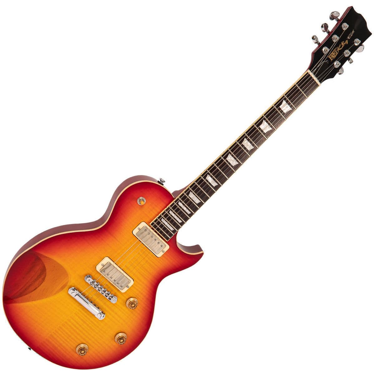 Eclat Custom Guitar - Flamed Cherry Sunburst — Fret-King