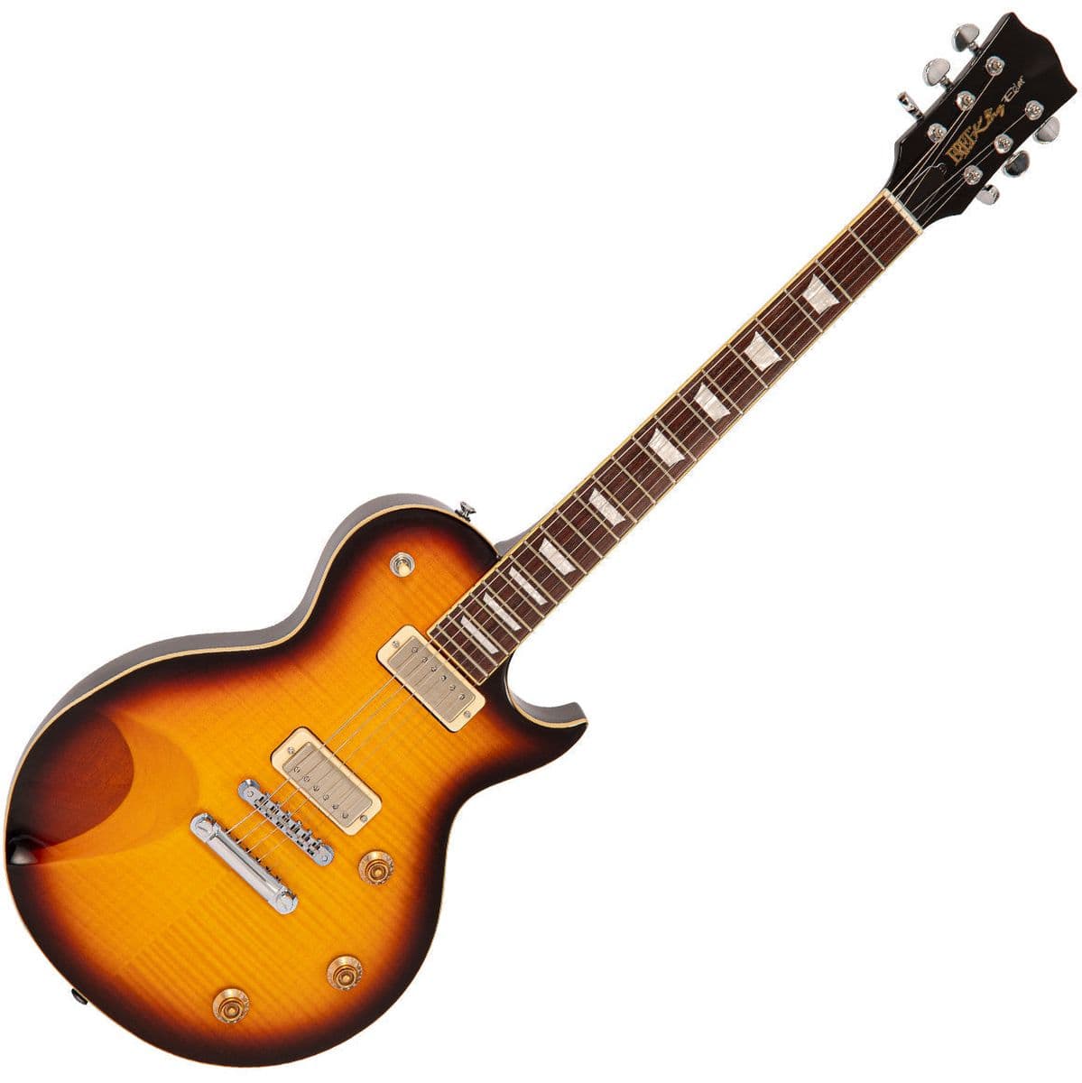 Eclat Custom Guitar - Flamed Tobacco Sunburst — Fret-King