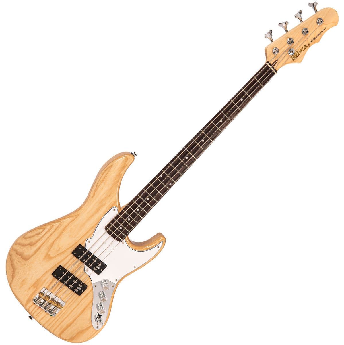 Perception Custom 4 String Bass - Natural Ash — Fret-King