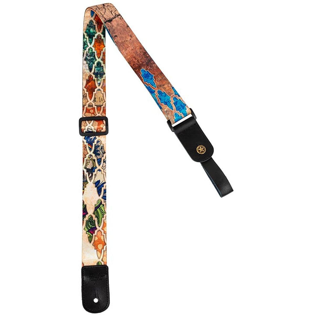 S35 Granada Uke Poly/Leather-Strap Gold — Flight Ukuleles