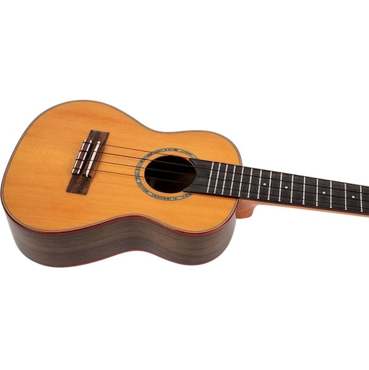 Diana Ce Soundwave EL-AC Solid Top Ced/Walnut Concert Uke — Flight Ukuleles