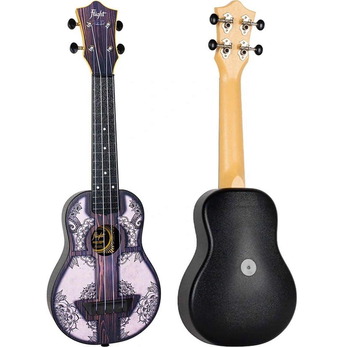 TUS-40 MW Soprano Uke Mandala Wood — Flight Ukuleles