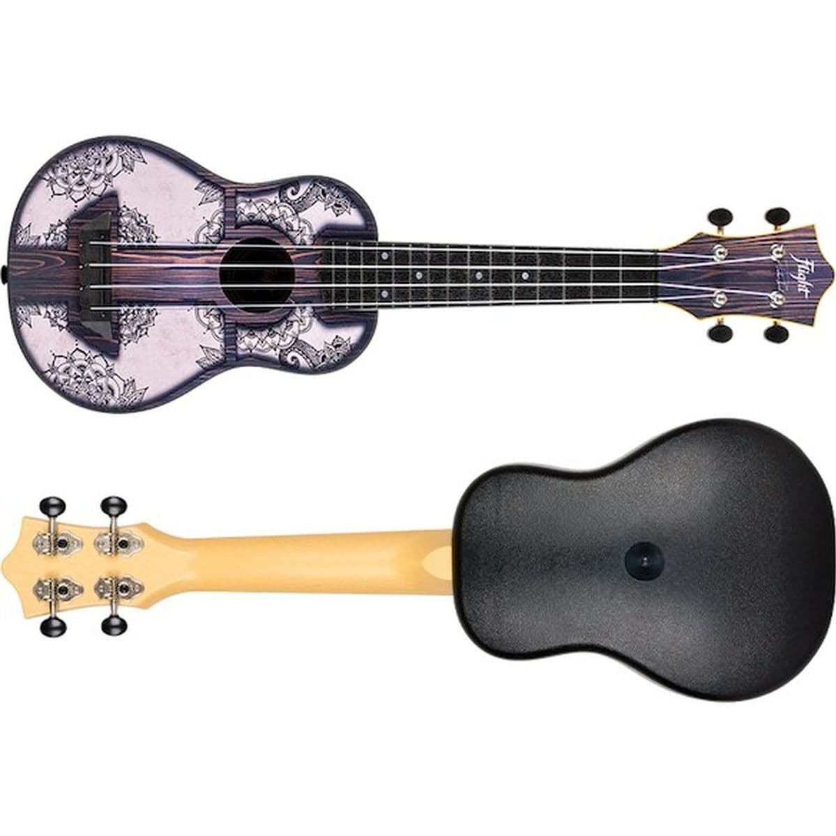 TUS-40 MW Soprano Uke Mandala Wood — Flight Ukuleles