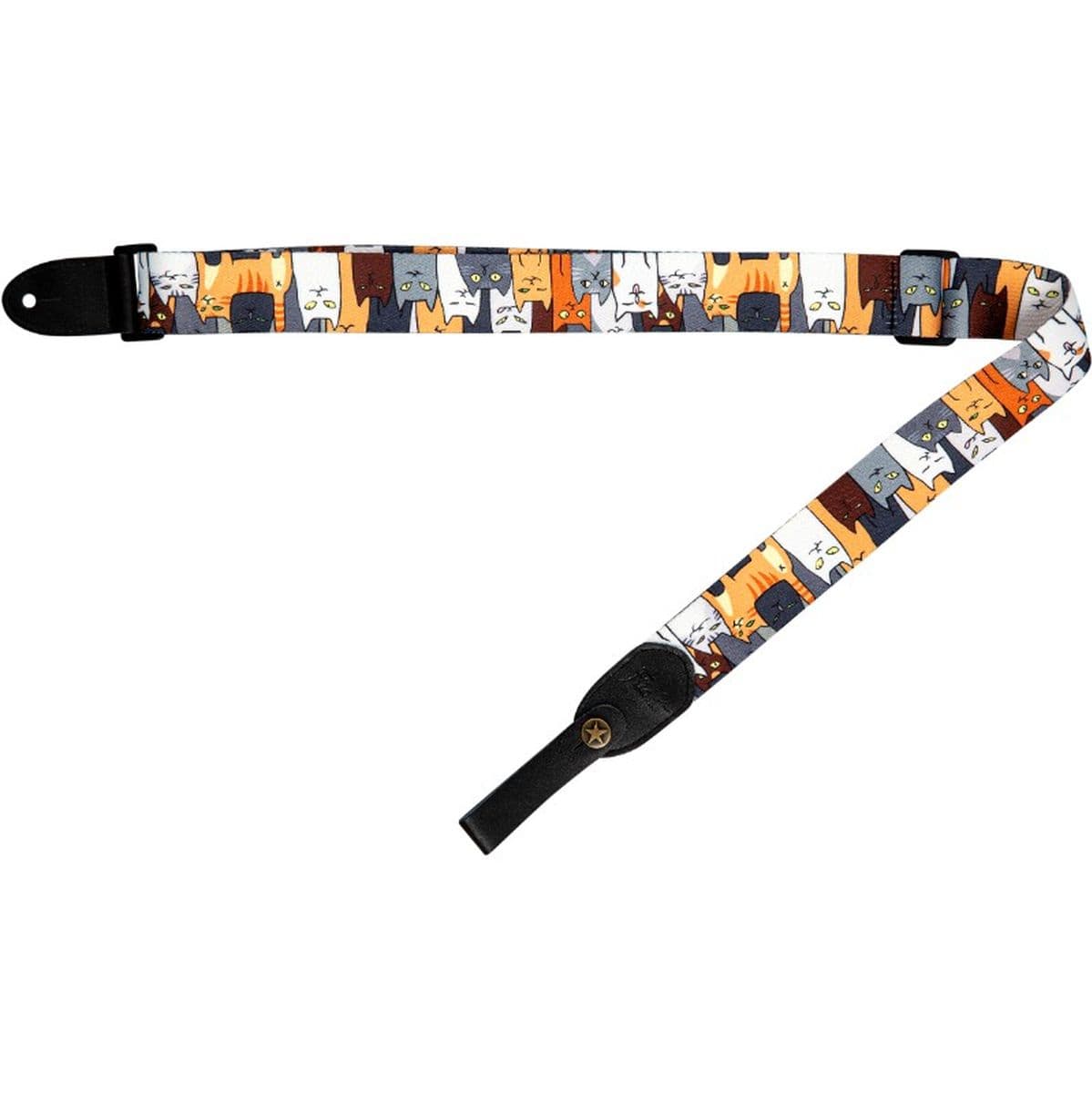 S35 Cats Uke Poly/Leather-Strap Cats — Flight Ukuleles