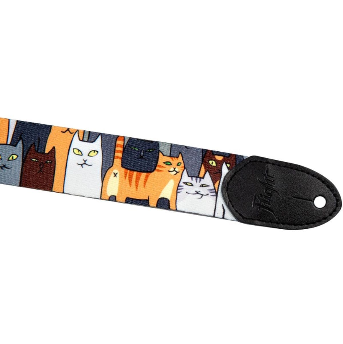 S35 Cats Uke Poly/Leather-Strap Cats — Flight Ukuleles