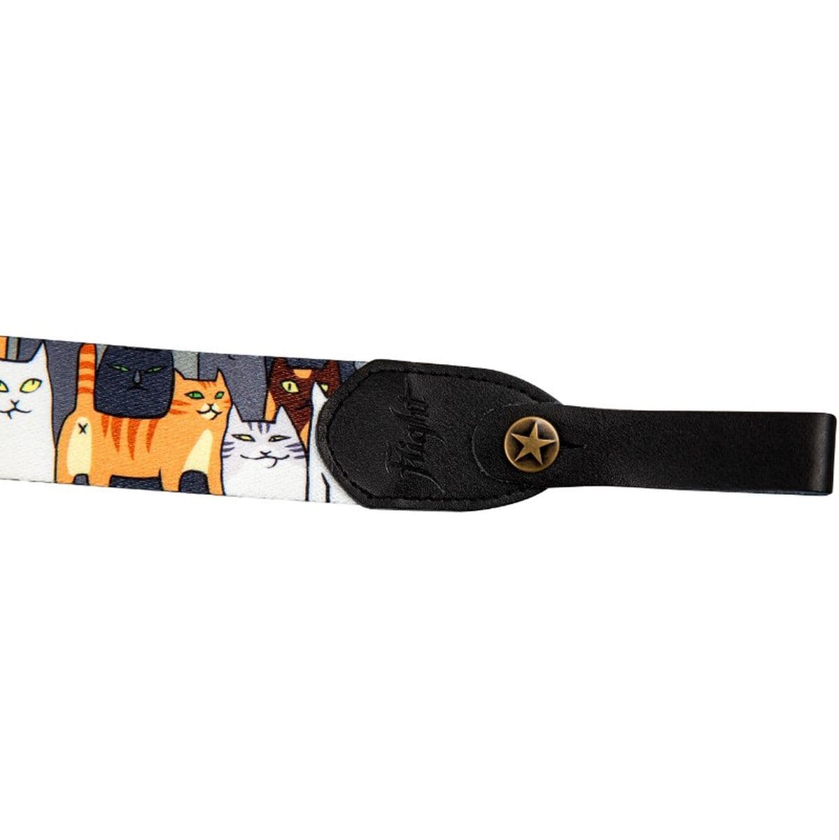 S35 Cats Uke Poly/Leather-Strap Cats — Flight Ukuleles