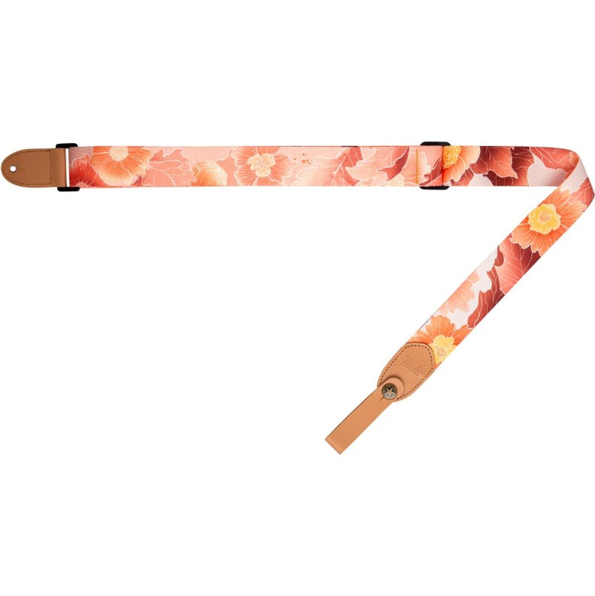 S35 Flower Uke Poly/Leather-Strap Flower — Flight Ukuleles