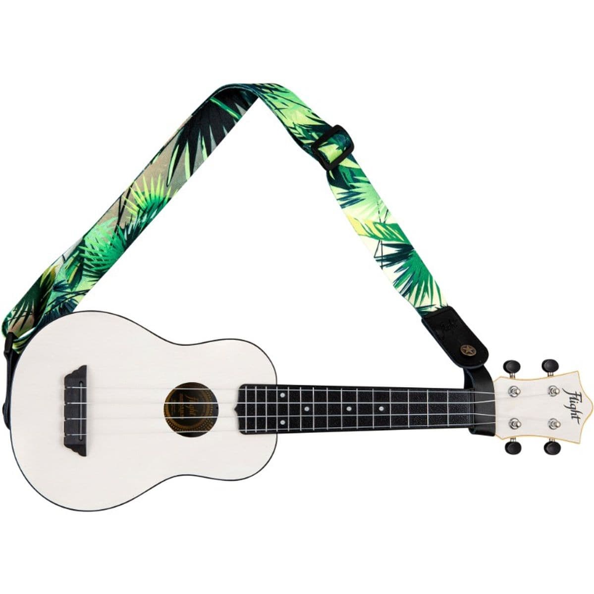 S35 Jungle Uke Poly/Leather-Strap Jungle — Flight Ukuleles