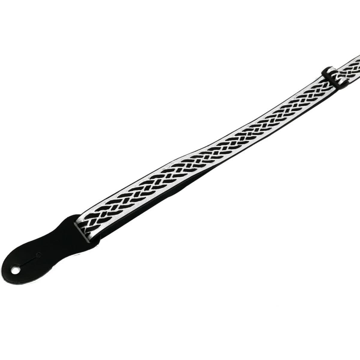 S47 Black Silver Uke Nubuck Strap EU Handmade B Silver — Flight Ukuleles