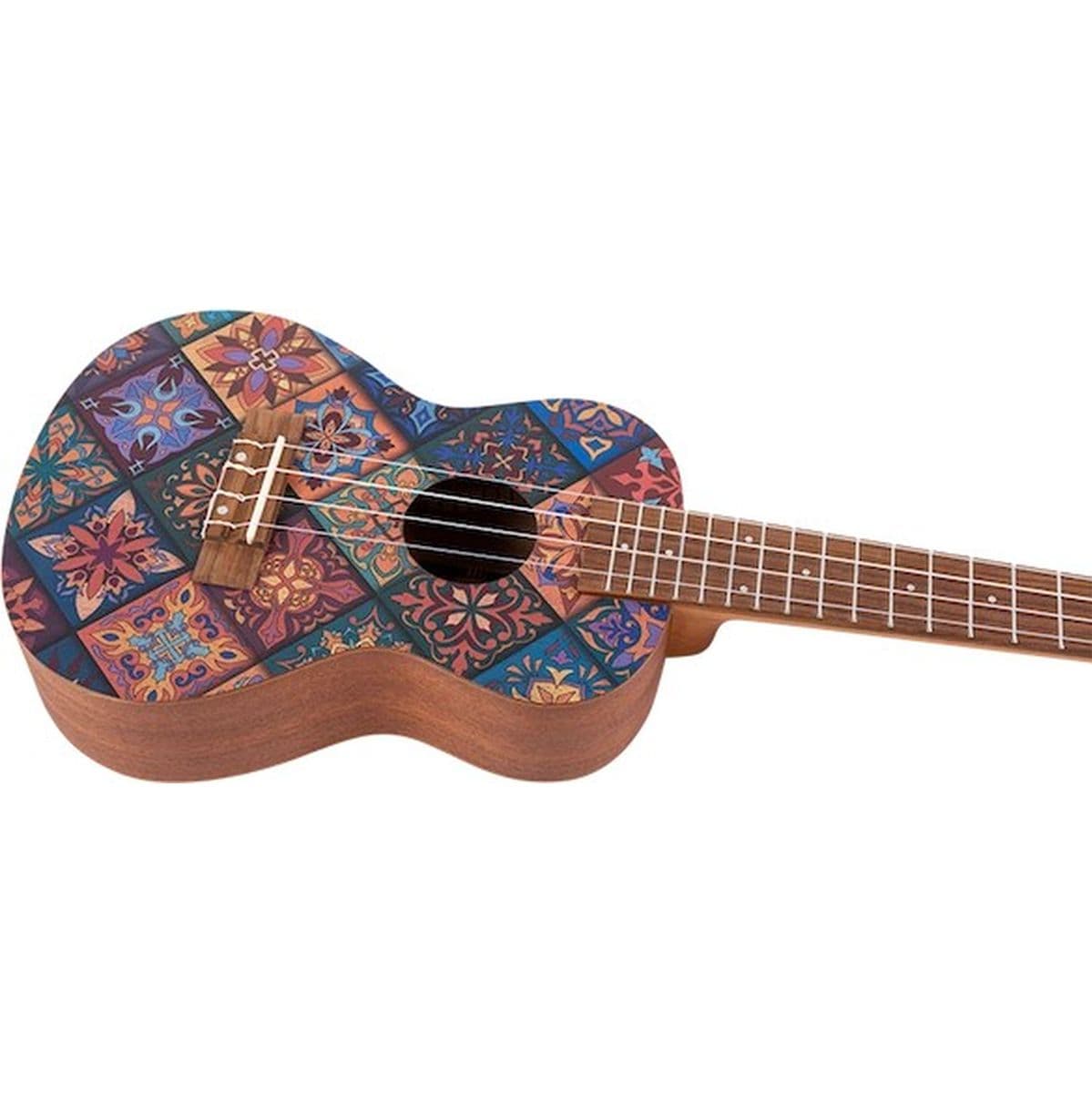 AUC-33 Fusion Concert Uke Sapele Fusion — Flight Ukuleles