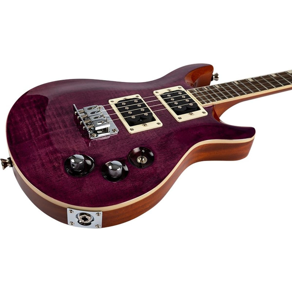 Vanguard Tenor TPP DC-Electric Tenor Uke TR Purple — Flight Ukuleles