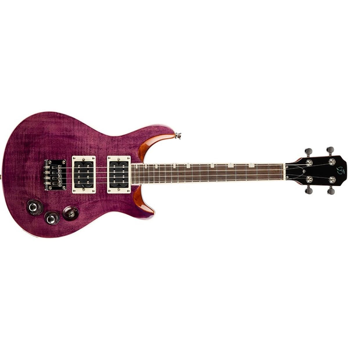 Vanguard Tenor TPP DC-Electric Tenor Uke TR Purple — Flight Ukuleles