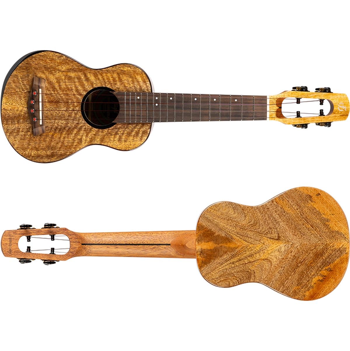 Fireball Soprano EQ-A EL-AC Solid Mango Soprano Uke — Flight Ukuleles