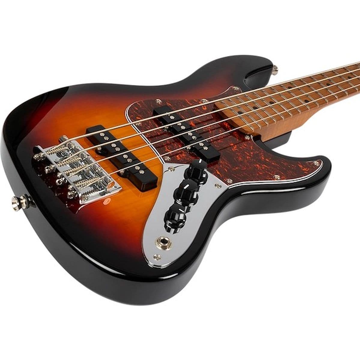 Mini JB Bass SB Electric Bass-Uke Sunburst — Flight Ukuleles