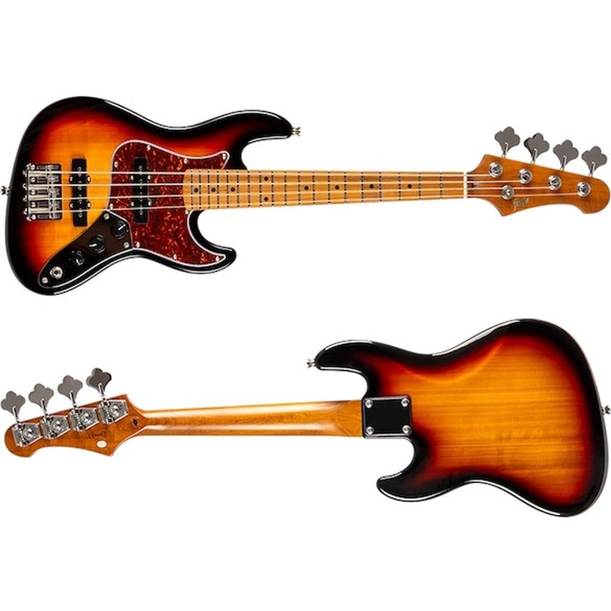 Mini JB Bass SB Electric Bass-Uke Sunburst — Flight Ukuleles