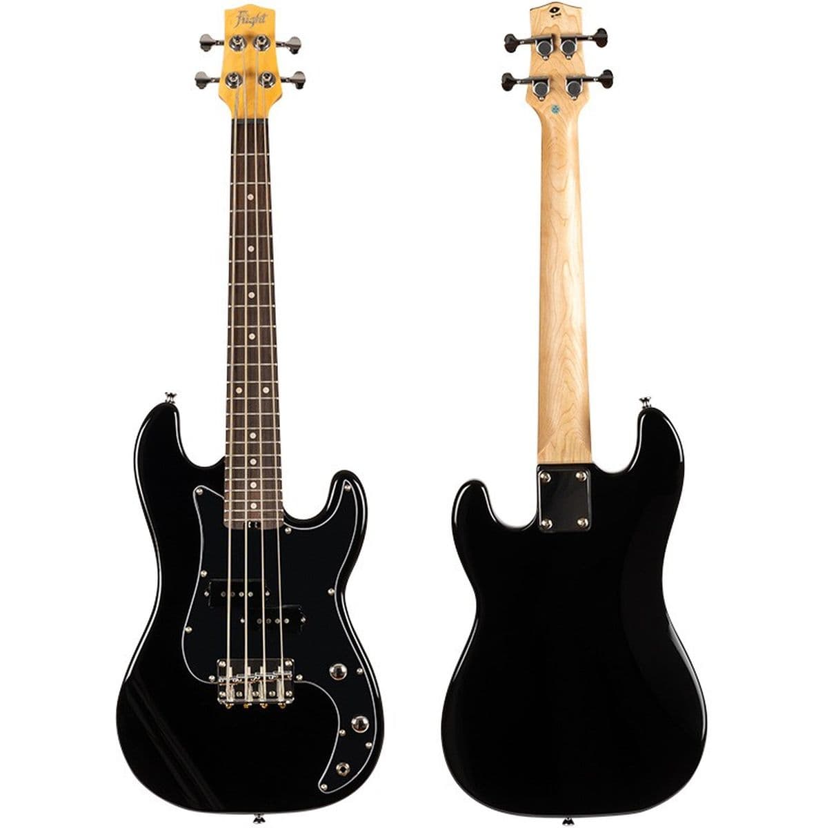 Mini Bass Lite BK Electric Bass-Uke Black — Flight Ukuleles
