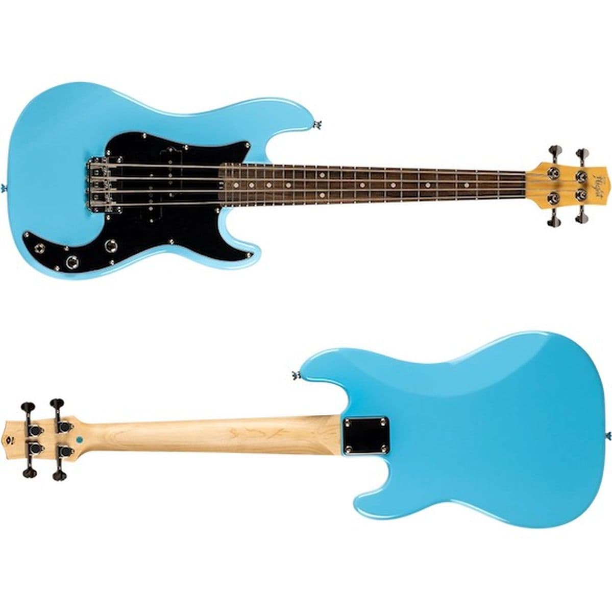Mini Bass Lite BL Electric Bass-Uke Blue — Flight Ukuleles