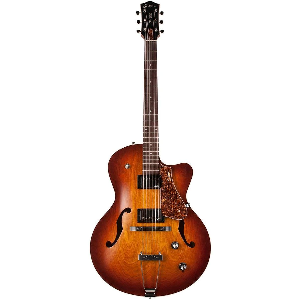 5TH Avenue CW Kingpin II HB Cognac Burst — Godin
