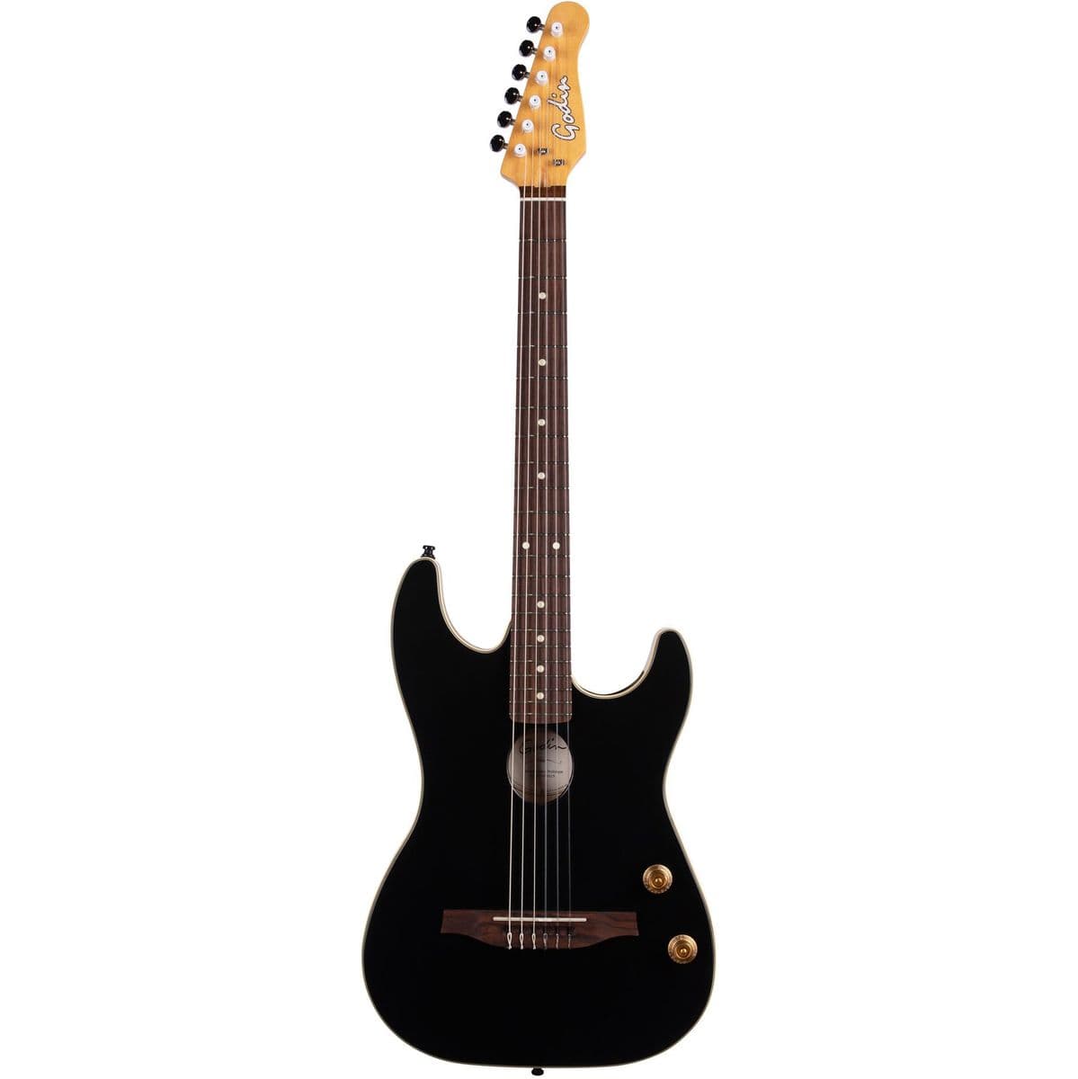 G-Tour Nylon Matte Black EQ w/ Bag — Godin