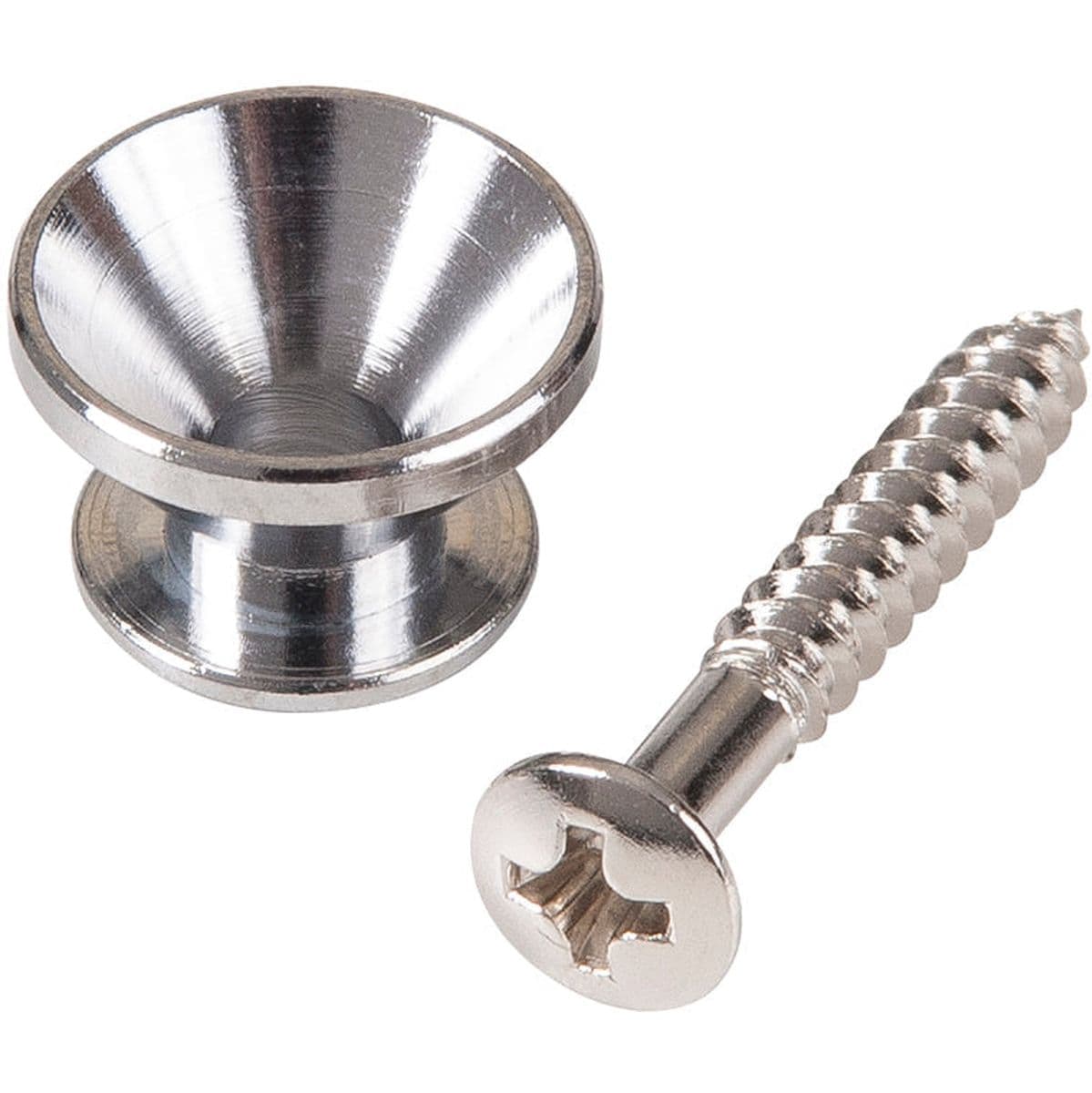Endpin-Chrome w/ Screw - Pack Of Two Pces — Guitar Tech