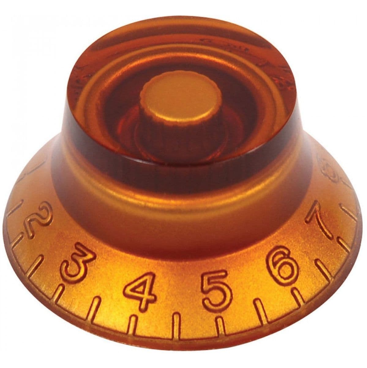 Bell Knobs-Amber SET2 — Guitar Tech