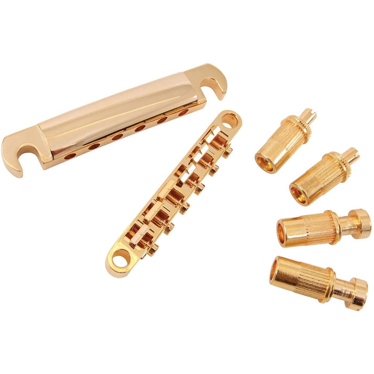 LP Style Bridge & Saddle-Gold — Guitar Tech