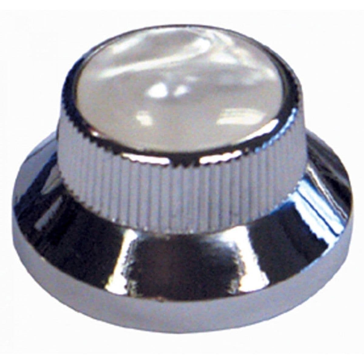 Bell Knobs-Chromewhite-PACK2 — Guitar Tech