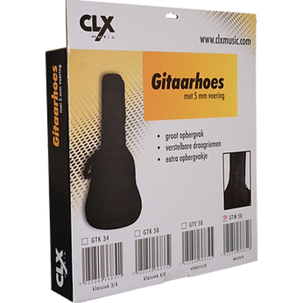 GTE 50 Guitar Bag For Electric Guitar 5 mm Lining (In Box) — CLX