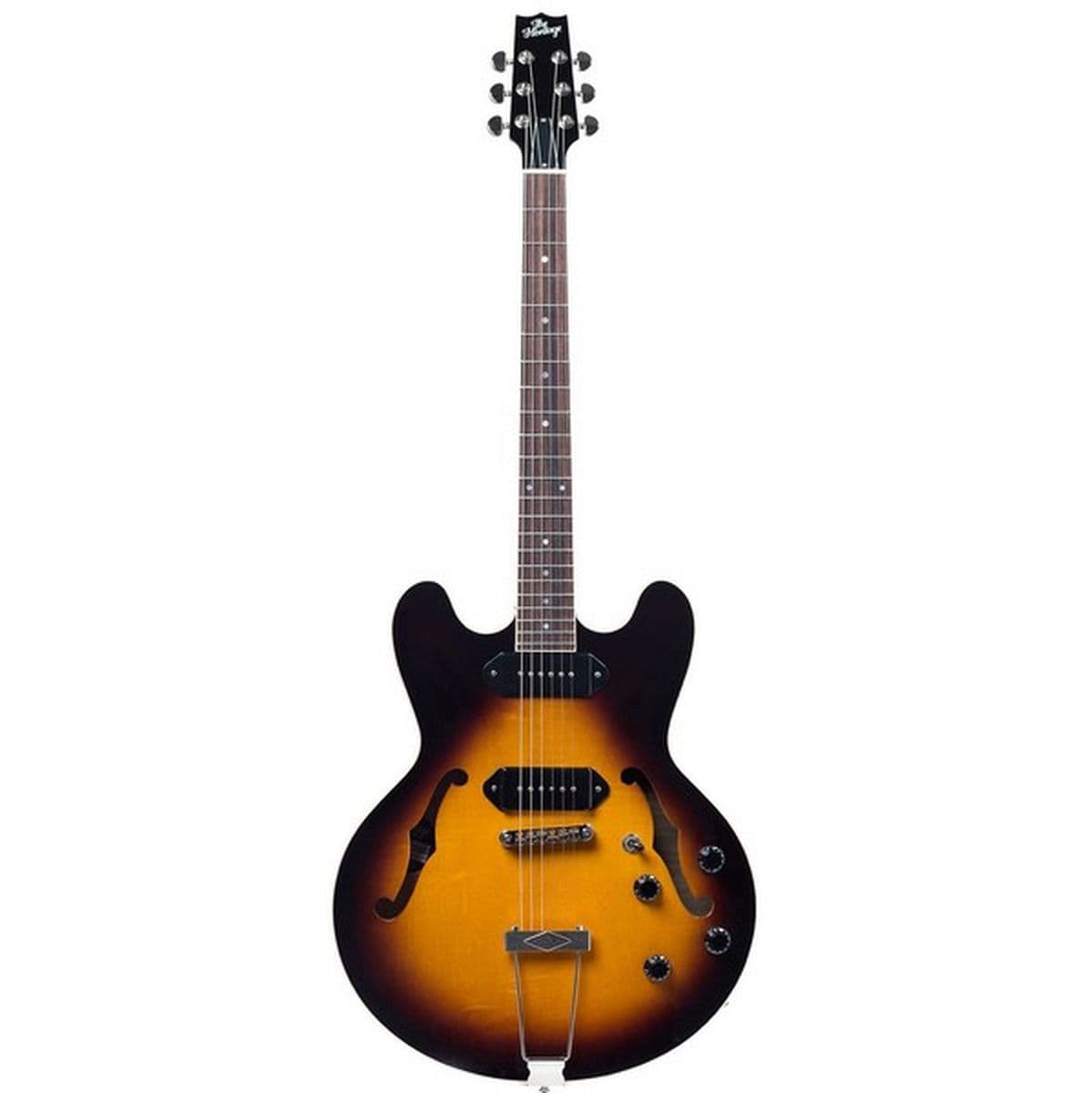 Hollow Electric Guitar w/ Case — Heritage