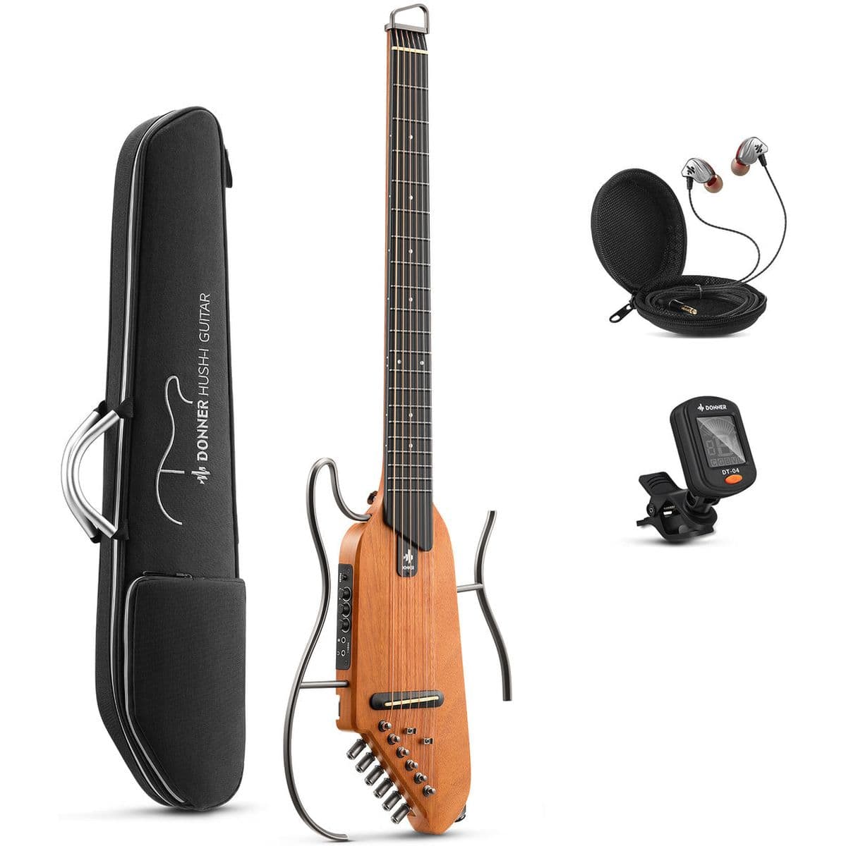 Hush-I Guitar - Mahogany — DONNER