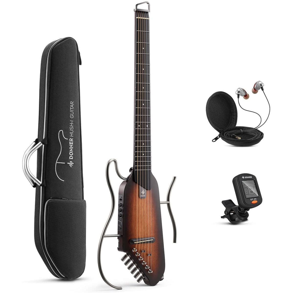 Hush-I Guitar - Sunburst — DONNER