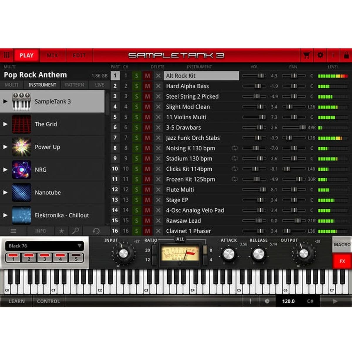 iRig Keys PRO + SampleTank 3 — IK Multimedia