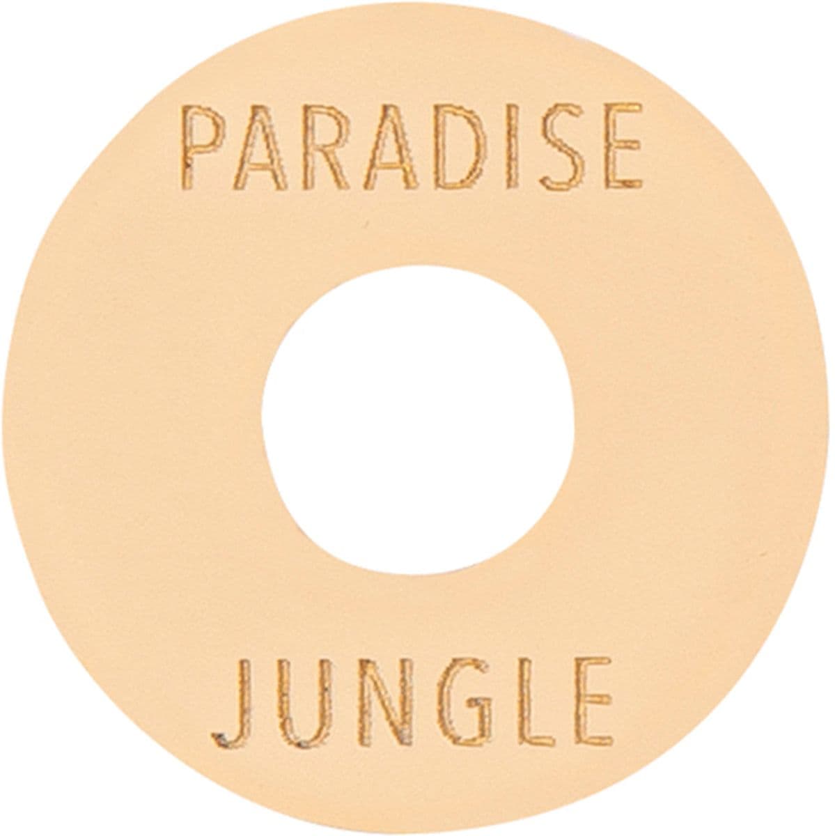 Poker Chip In Aged White - Paradise - Jungle — Joe Doe
