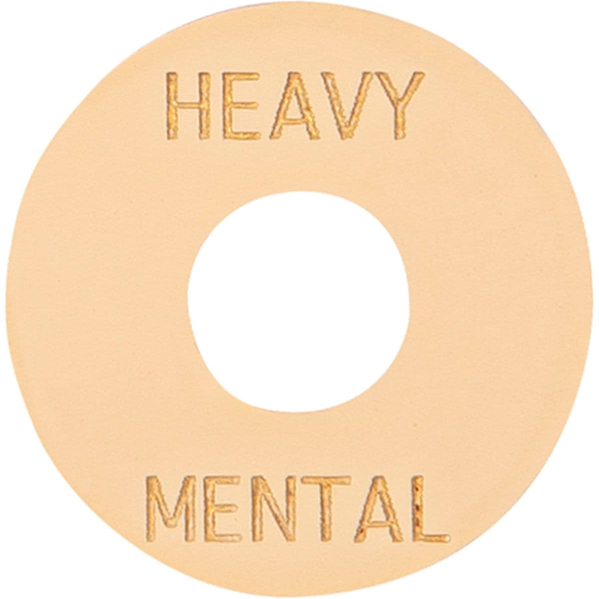 Poker Chip In Aged White - Heavy - Mental — Joe Doe