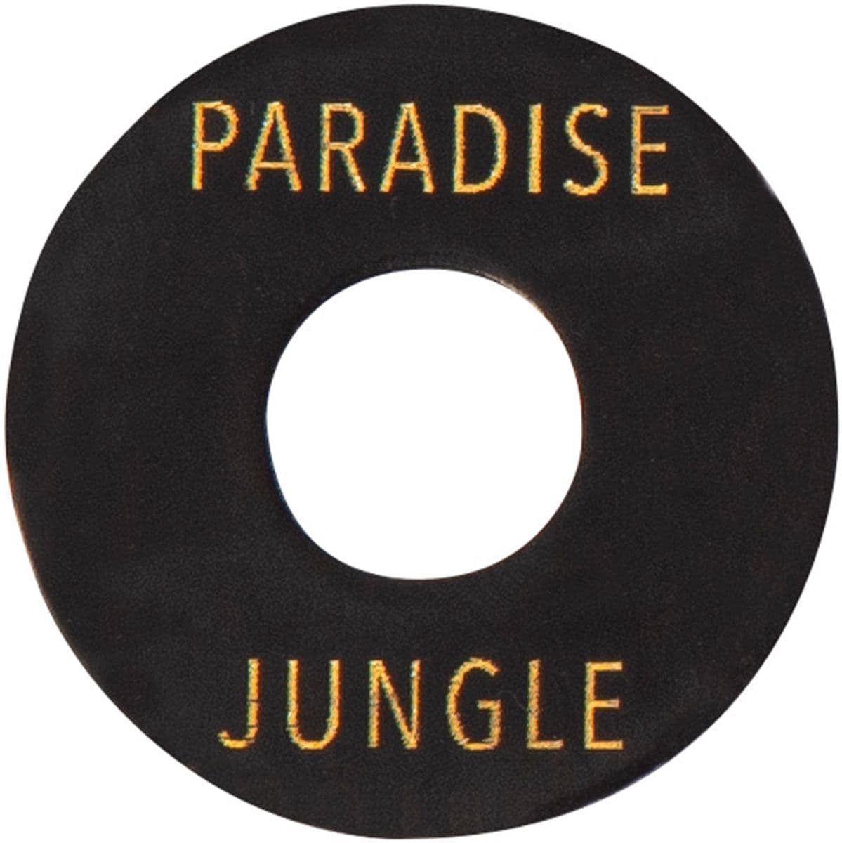 Poker Chip In Aged Black - Paradise - Jungle — Joe Doe