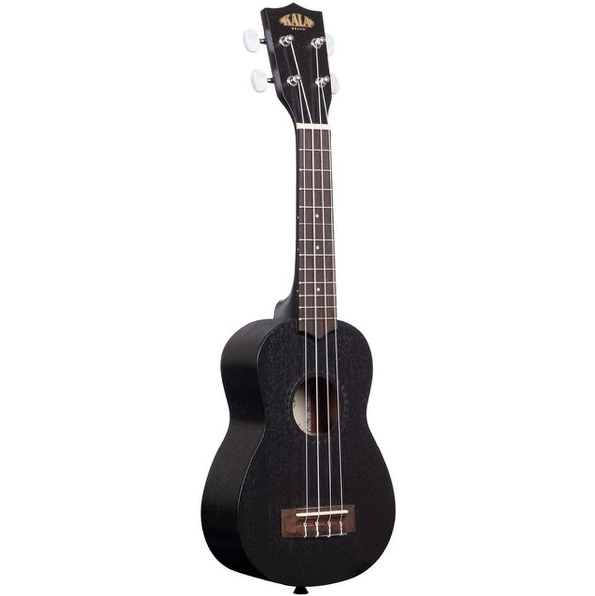 Black Satin Mahogany Soprano Ukulele No Binding w/ Bag — Kala