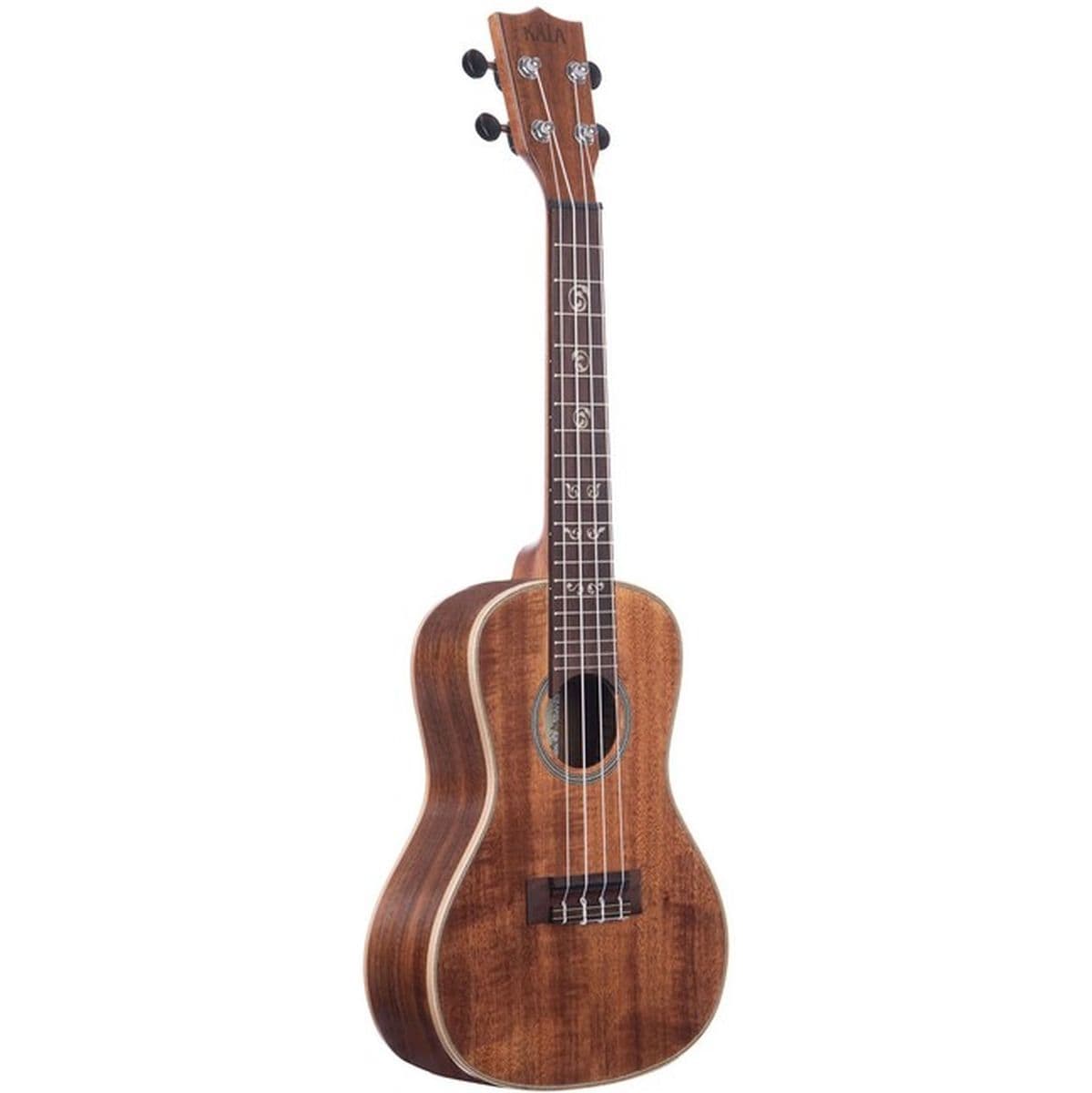 All Solid Acacia Concert Ukulele w/ Case — Kala