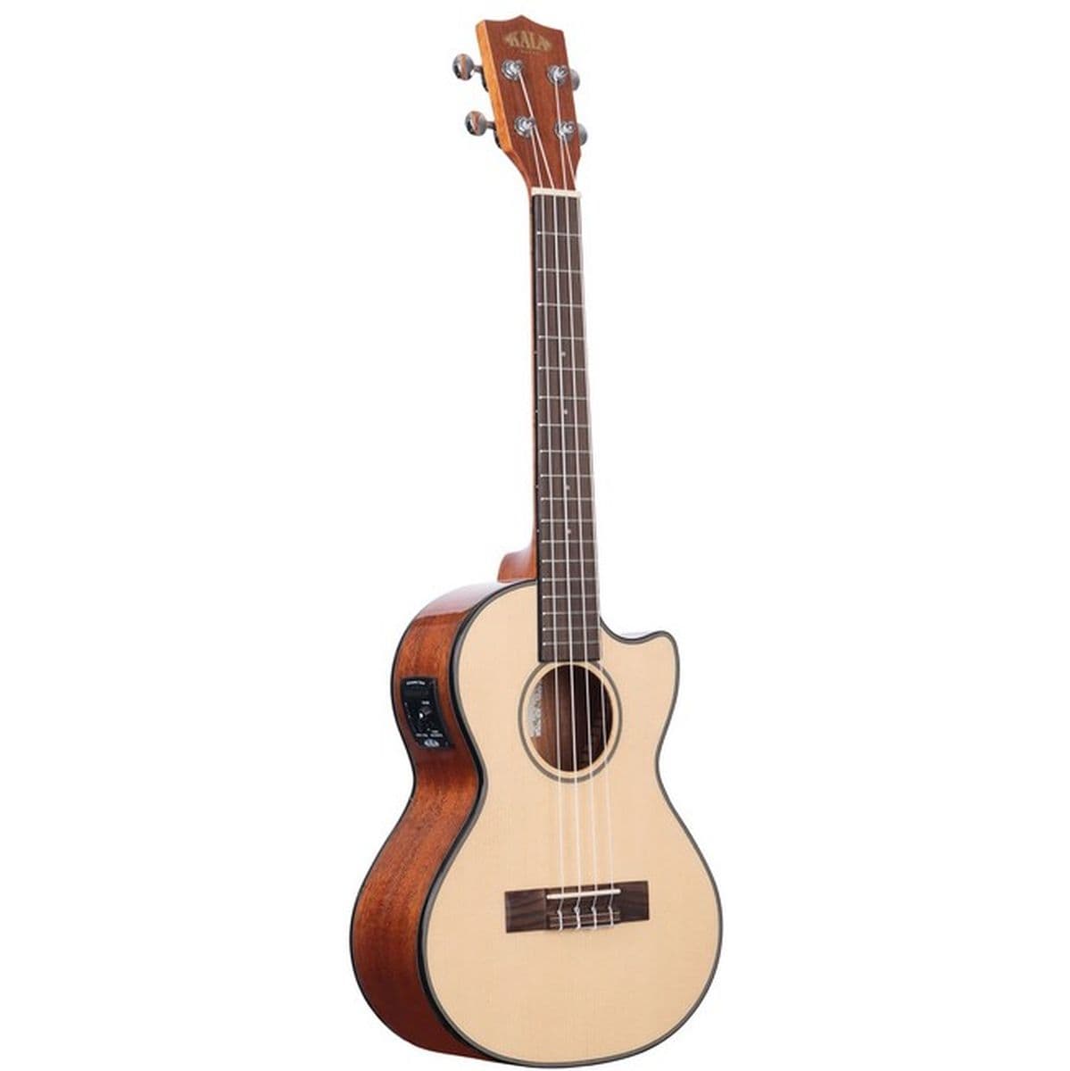Solid Spruce Top Tenor Gloss Cutaway w/ Bag — Kala