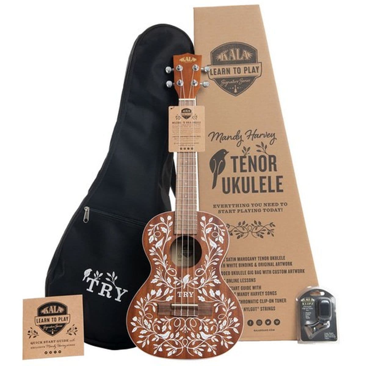 Mandy Harvey Learn To Play Signature Series Tenor Ukulele — Kala