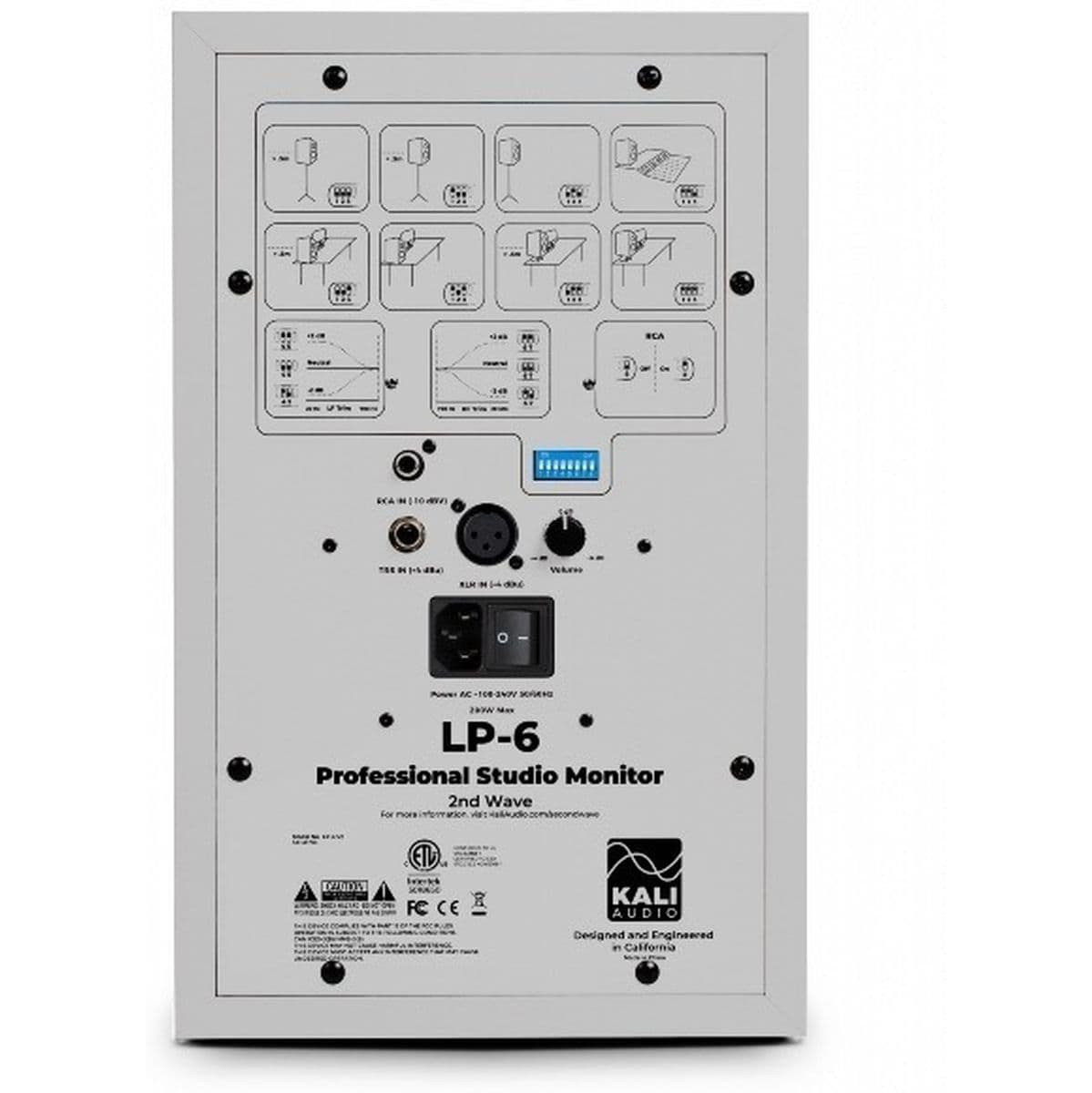 LP 6 White V2 — Kali Audio