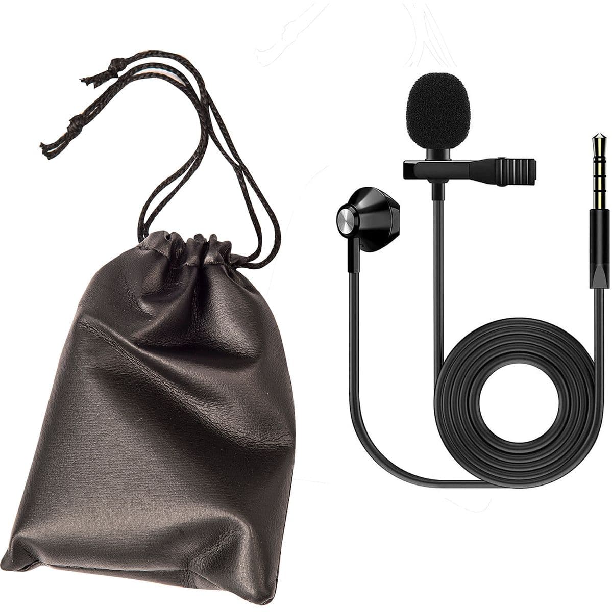 Lavalier Microphone w/ Earphone - 3.5mm TRRS Jack — Kinsman
