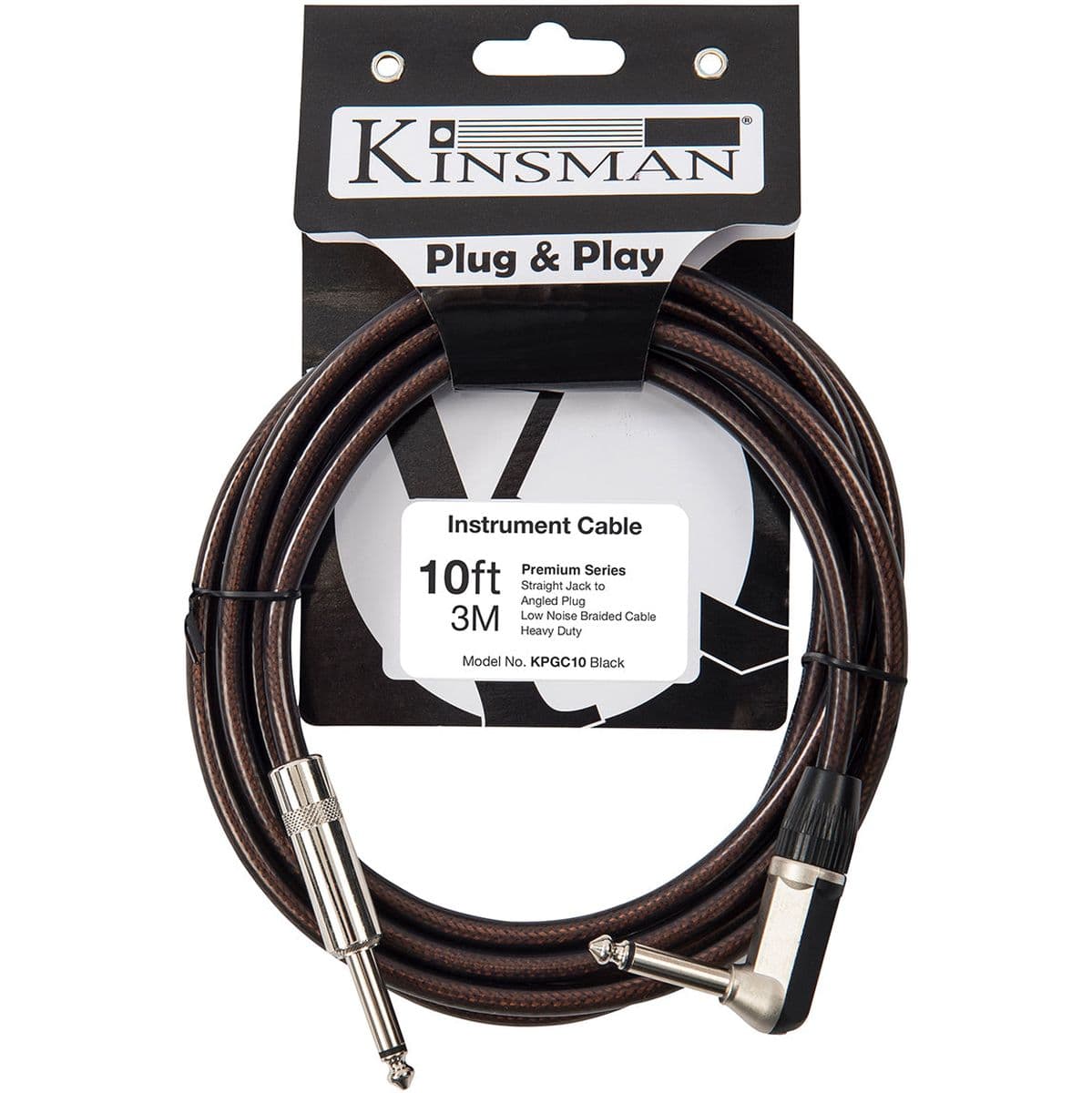 Premium Braided Instrument Cable - 10FT — Kinsman