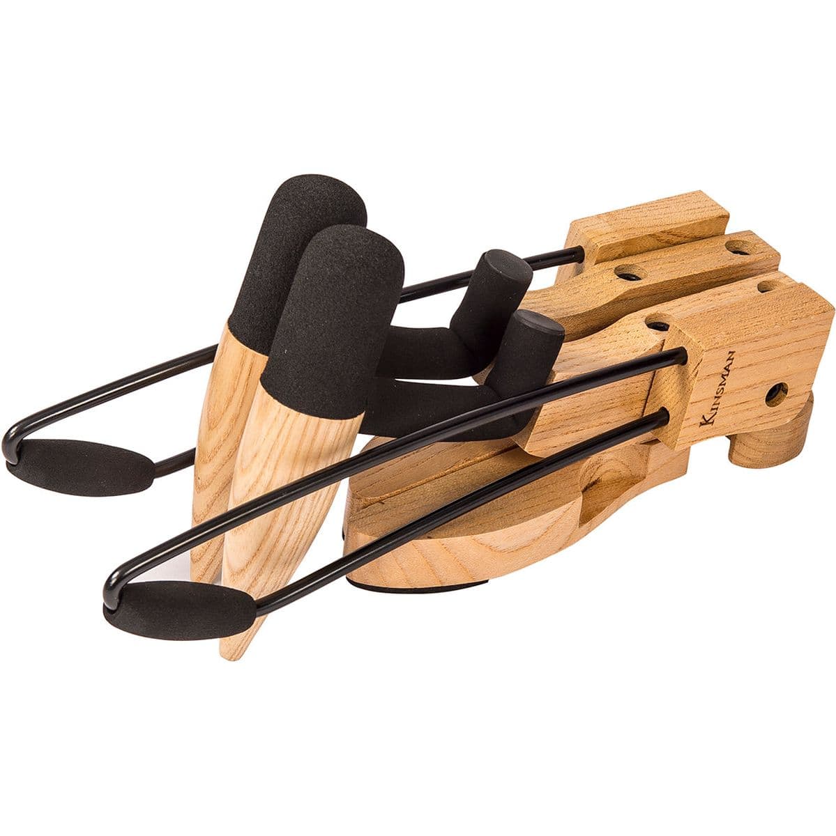 Premium Series Wooden A-Frame Electric Guitar Stand (KWE51) — Kinsman