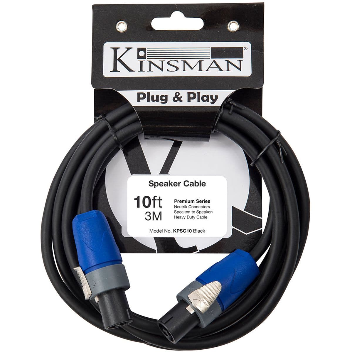 Premium Neutrik Speaker Cable - 10FT — Kinsman