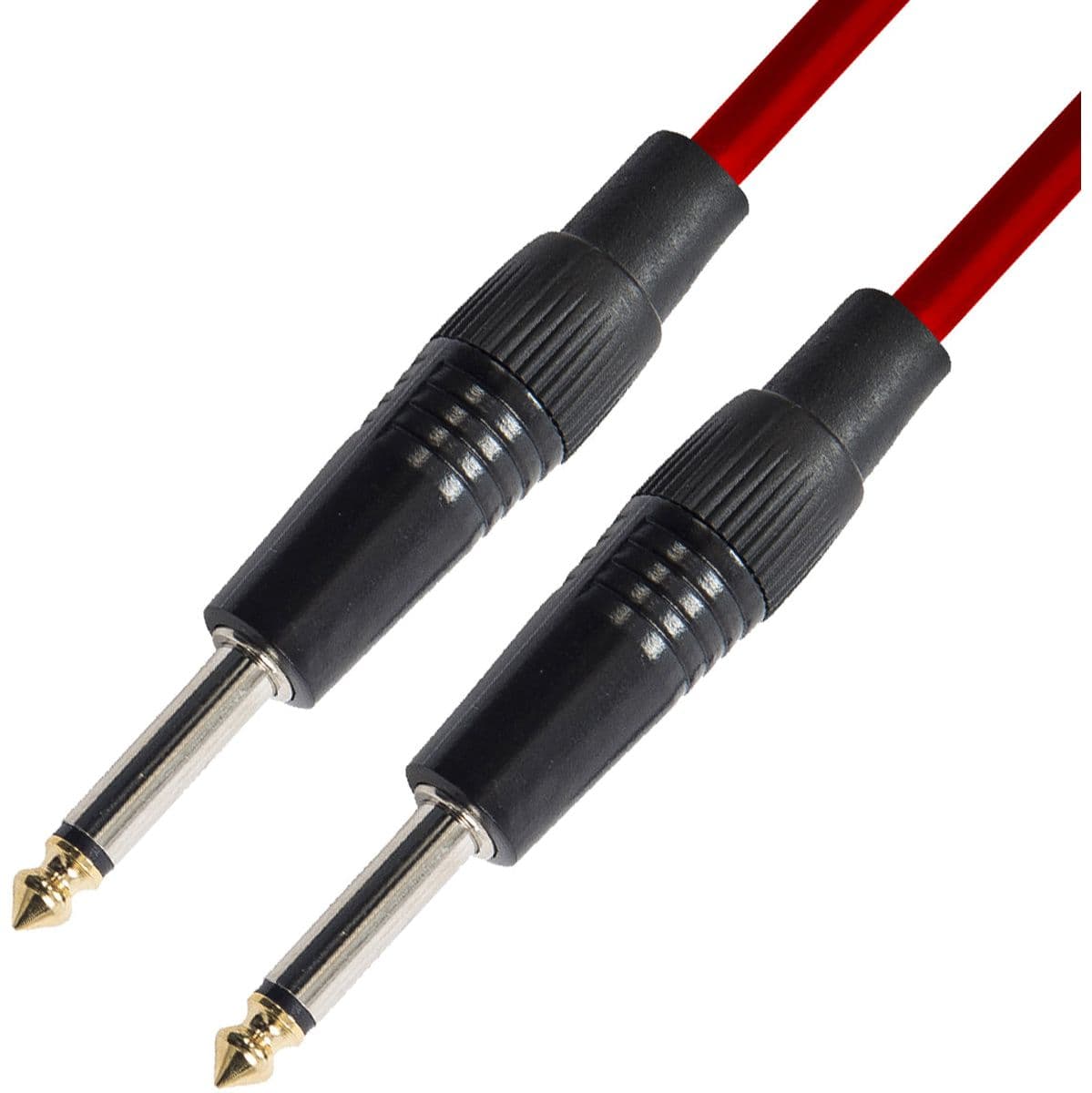 Standard Instrument Cable Jack To Jack - 10FT - Red — Kinsman